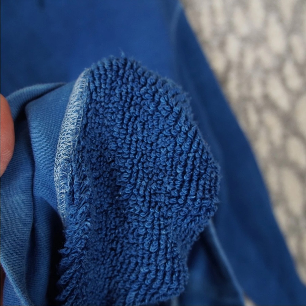 Imogene + Willie Indigo Sweatshirt Fleece Sz XS Limited Edition Blue 0010 - Picture 8 of 14
